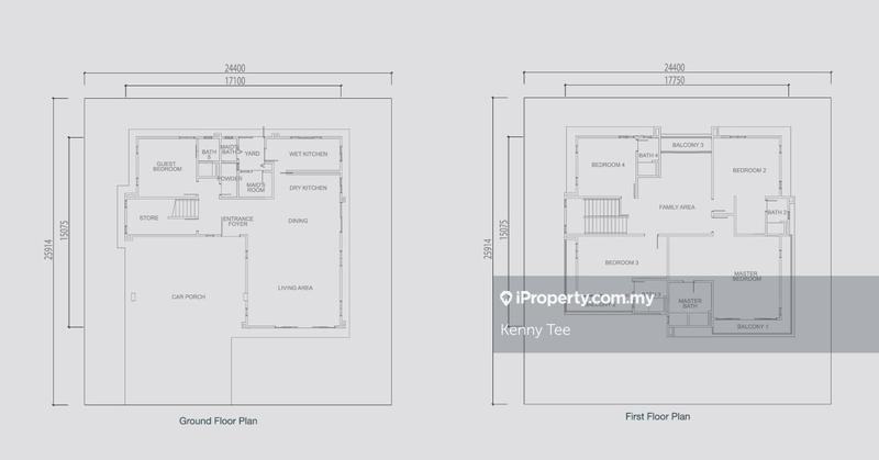 Bungalow House for Sale in BRAND NEW SALE 2 STOREY BUNGALOW HOUSE, Senawang by Kenny Tee - TYPE A3 - iProperty.com.my