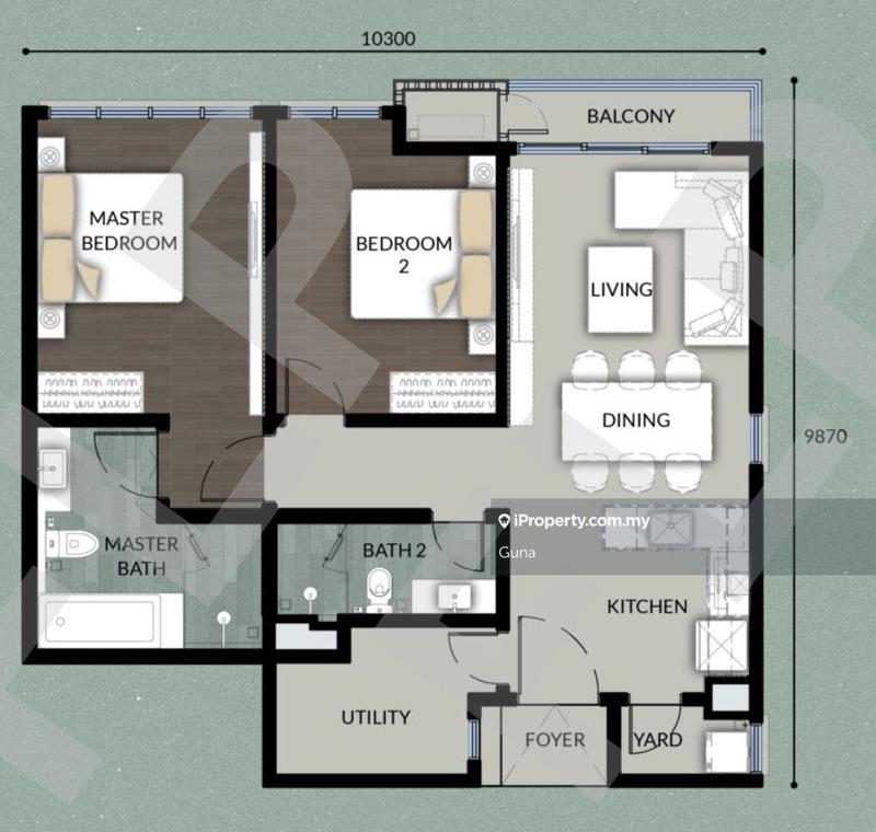 Kondominium untuk Dijual di Bangsar Hill Park oleh Guna - iProperty.com.my