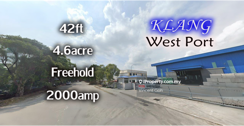 For Sale - Freehold Factory 4.6acre Port Klang West Port Pulau Indah