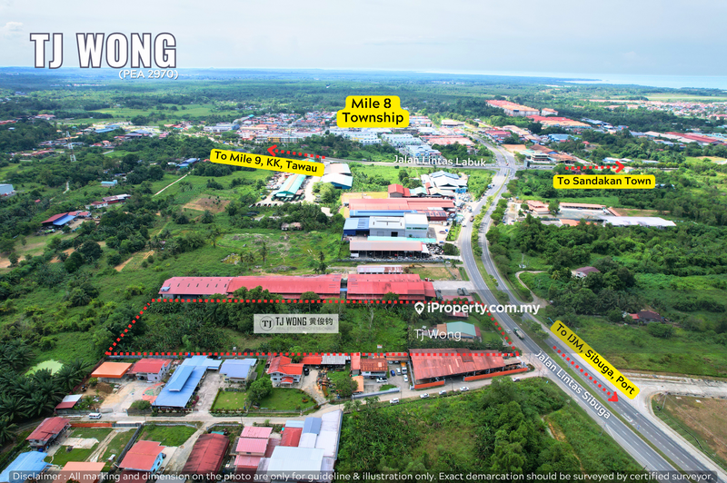 For Sale - Sandakan Road Frontage Industrial Land - Mile 8 Jalan Lintas Sibuga