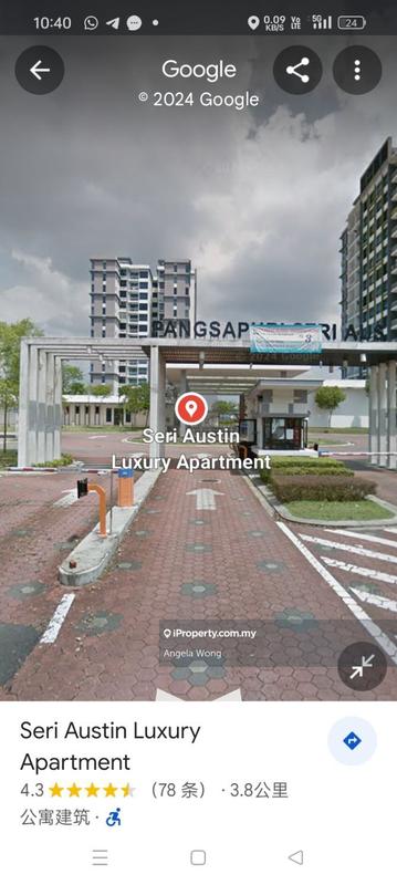 For Sale - Seri Austin Residence (Pangsapuri Seri Austin)
