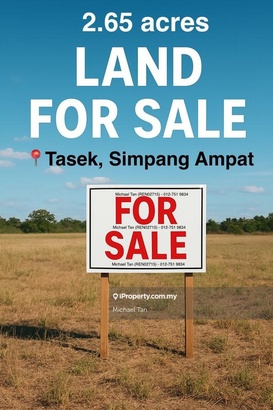 For Sale - 2.65 acres Freehold Land at TASEK, Simpang Ampat | FOR SALE