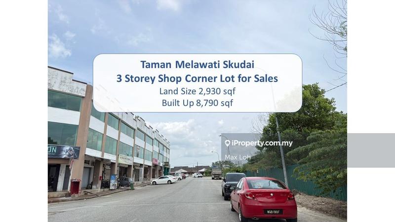 For Sale - Taman Melawati, 3 Storey Shop Corner Lot