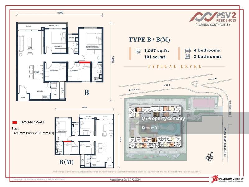 Apartment for Sale in PSV 1 Residences @ Platinum South Valley by Kenny YL - iProperty.com.my