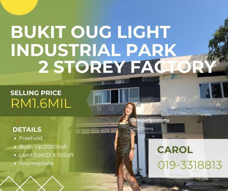 For Sale - Oug Business Industrial Park 2 Storey Light Factory For Sales