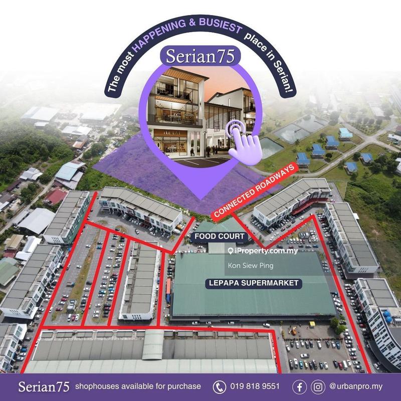 For Sale - Serian 75 Brand NEW shophouses For Sale!