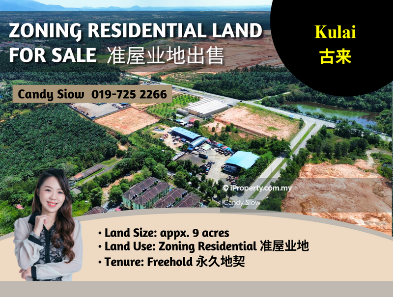 For Sale - Kulai 9 acres Zoning Residential Land