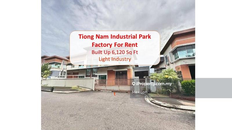 For Rent - Tiong Nam Industrial Park, Kempas Utama
