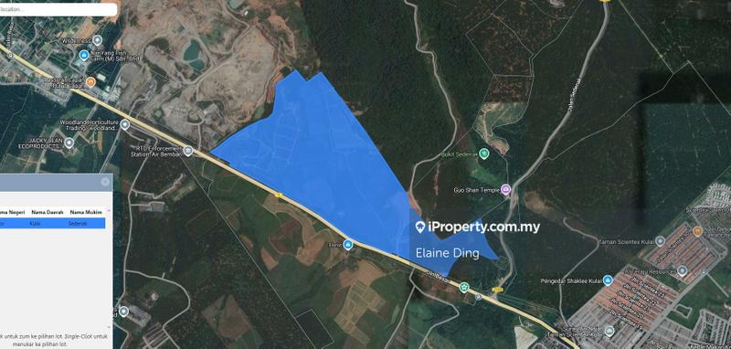For Sale - 168 acres Kulaijaya Sedenak Industrial Land