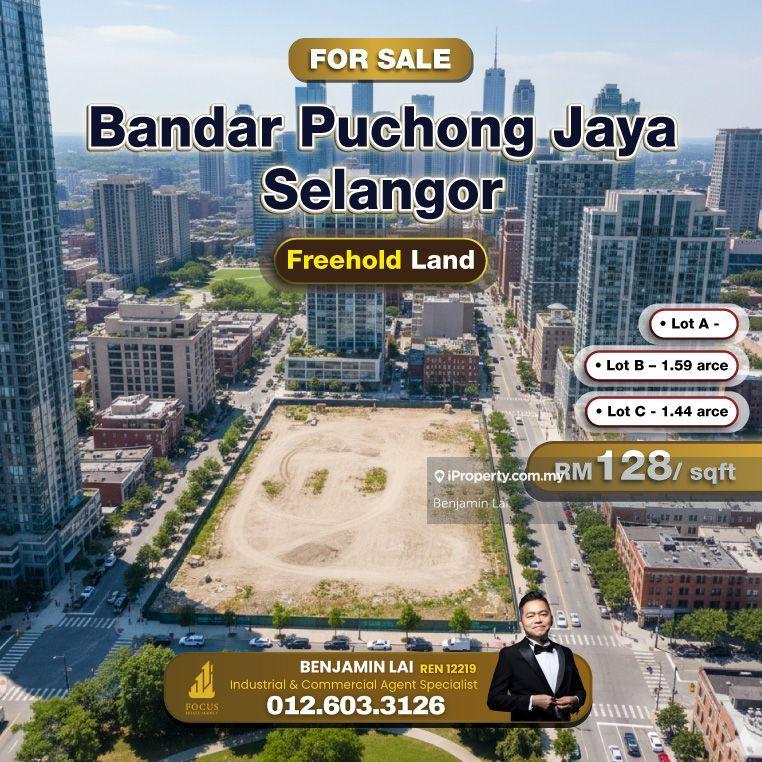 For Sale - Bandar Puchong Jaya Freehold Land For Sale