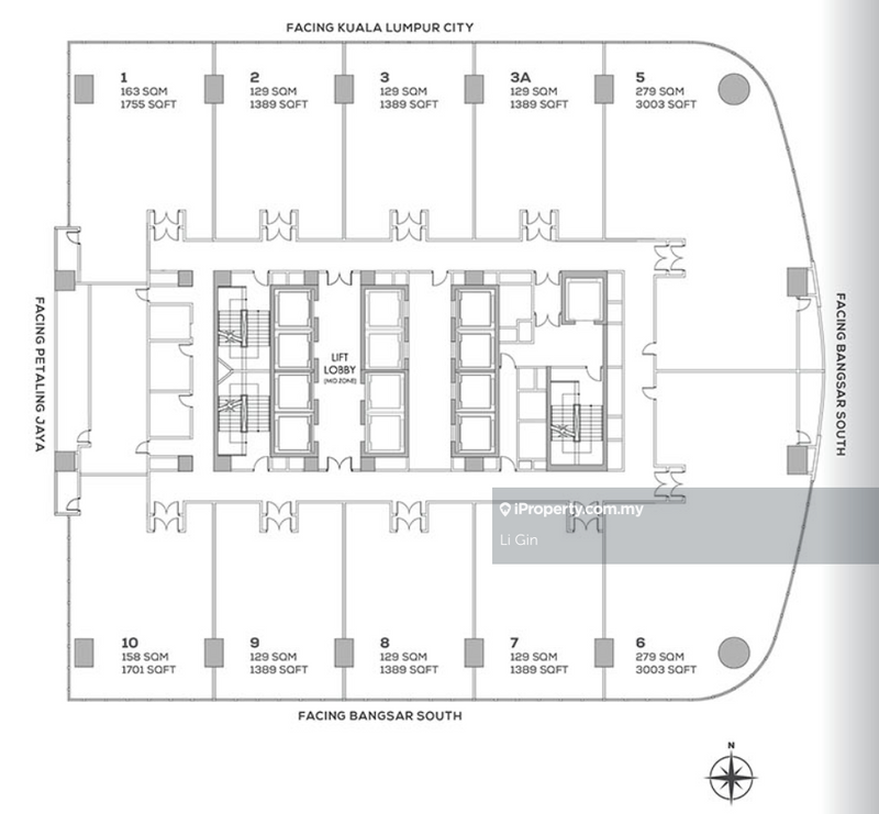 Pejabat untuk Dijual di [BRAND NEW] CORPORATE TOWER @ BANGSAR SOUTH, Kampung Kerinchi (Bangsar South) oleh Li Gin - iProperty.com.my