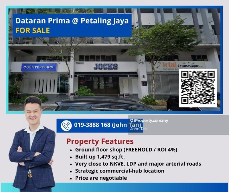 Shop untuk Dijual di Dataran Prima, Petaling Jaya oleh John Tan - iProperty.com.my