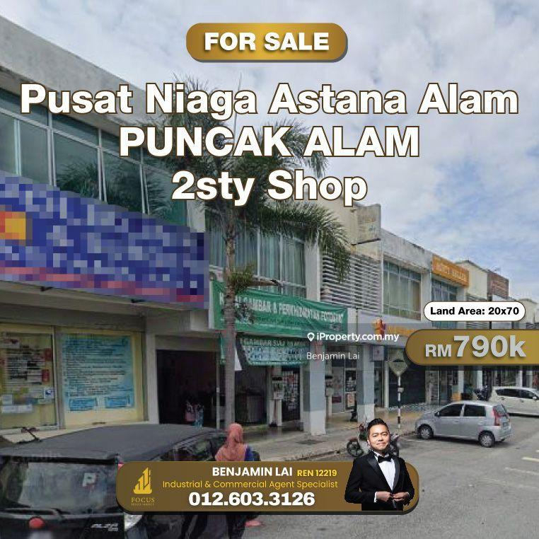 For Sale - 2sty Shop for Sale @ Pusat Niaga Astana Alam, Puncak Alam
