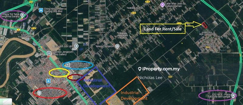 For Rent - FOR RENT 2.5 Acres Agriculture Land at Jenjarom, Banting, Kg Seri Cheeding, Selangor
