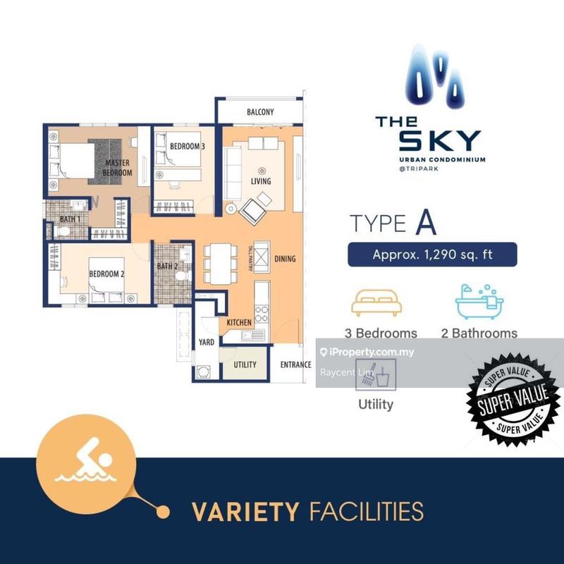 Kondominium untuk Dijual di The Sky @ Tripark oleh Raycent Lim - iProperty.com.my