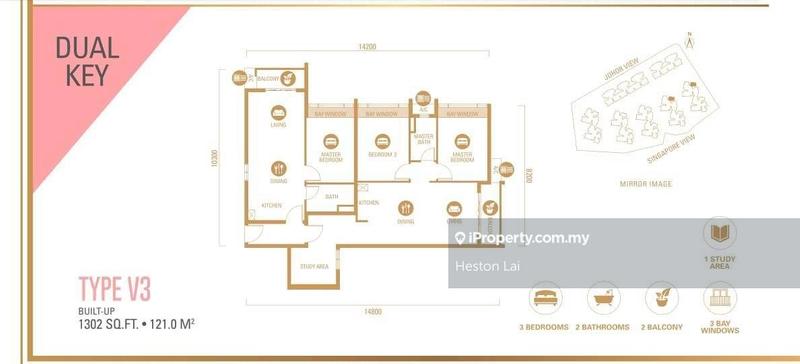 Residensi Servis untuk Dijual di R&F Princess Cove Phase 1 oleh Heston Lai - iProperty.com.my