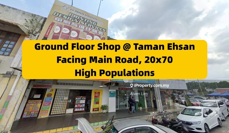 For Rent - Taman Ehsan Kepong, Ground Floor, 22x70, Storage / Online Business / Trading
