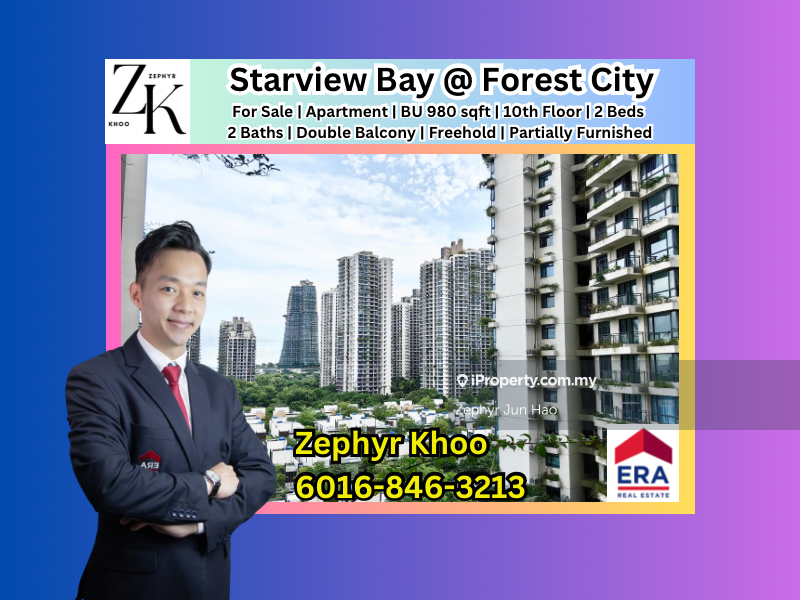 Apartment untuk Dijual di Starview Bay @ Forest City oleh Zephyr Khoo - iProperty.com.my