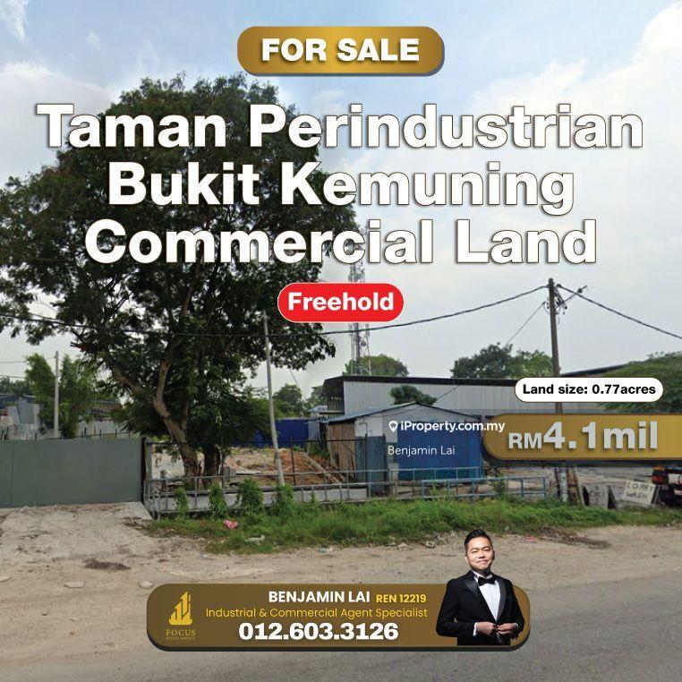 For Sale - Taman Perindustrian Bukit Kemuning Commercial Land For Sale