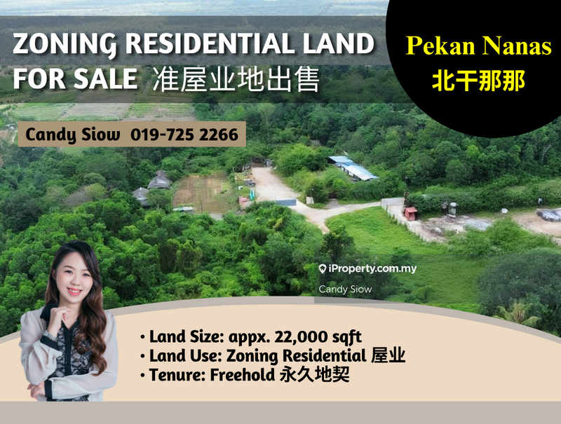 For Sale - Pekan Nanas 22k sqft Zoning Residential Land
