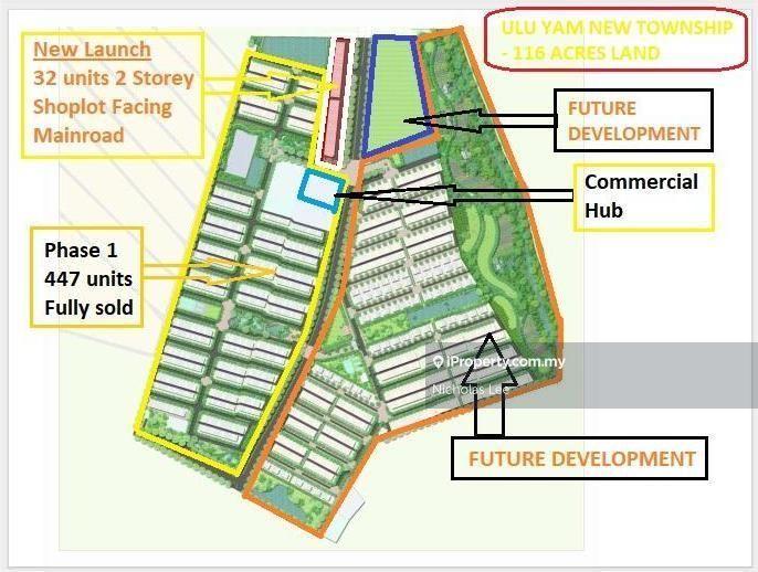 For Sale - Ulu Yam New 2 Storey Shop @ Taman Selindung Daun, Ulu Yam