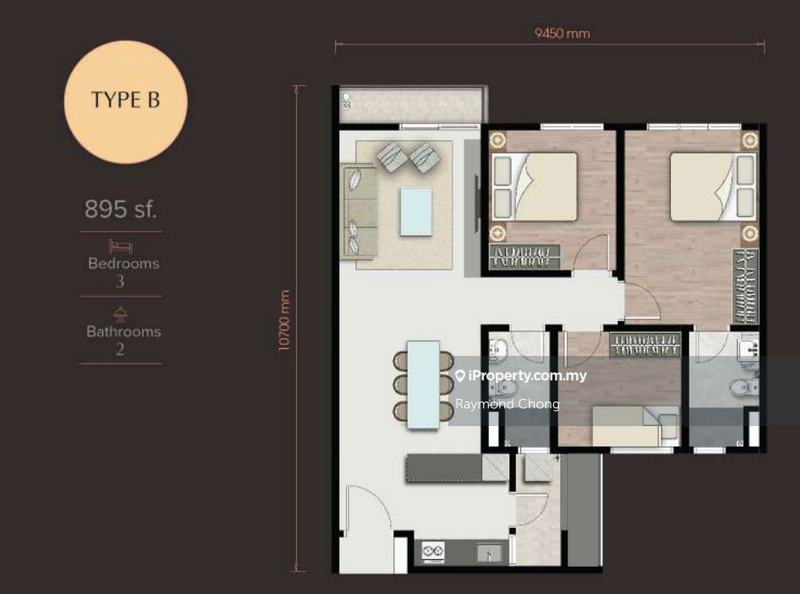Residensi Servis untuk Dijual di M Oscar oleh Raymond Chong - iProperty.com.my