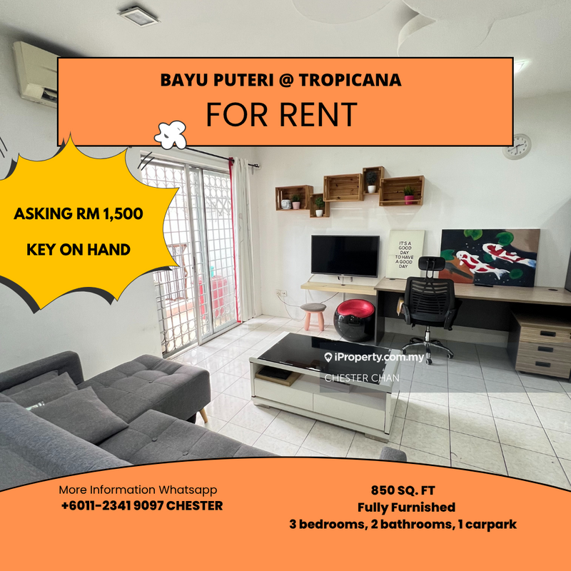 For Rent - Bayu Puteri