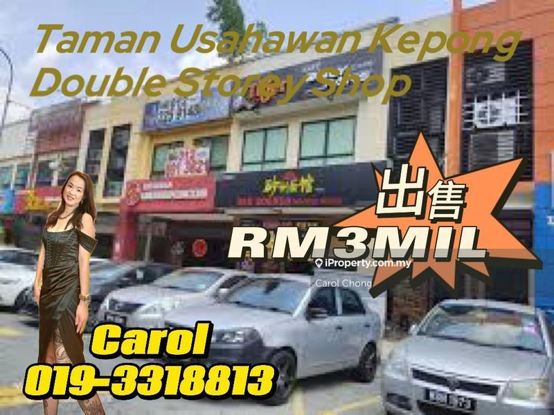 For Sale - Kepong Metro Perdana  Taman Usahawan 2 Storey Shop  For Sales