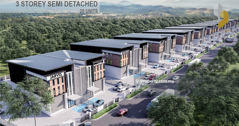 For Sale - New Launching Light Semi D Factory At Permatang Tinggi