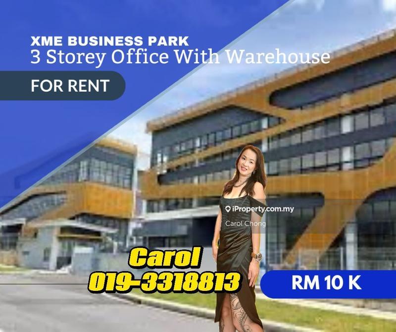 For Rent - XME Bushiness Park 3 Storey Office With Warehouse For Rent