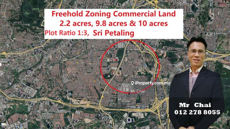 For Sale - ( Commercial Zone ) 2.2 acres Land, 9.8 acres Land and 10 acres Land for Choose