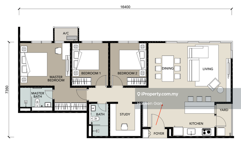 Service Residence for Sale in Cantara Residences by Hacken Gan - Master Bedroom - iProperty.com.my