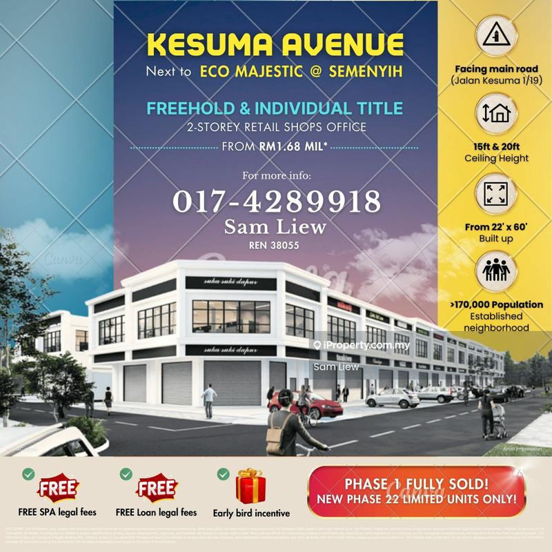 Shop for Sale in 6% ROI New Launch Single Storey Shop, Beranang by Sam Liew - Exterior - iProperty.com.my