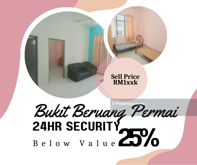 For Sale - Pangsapuri Bukit Beruang Permai