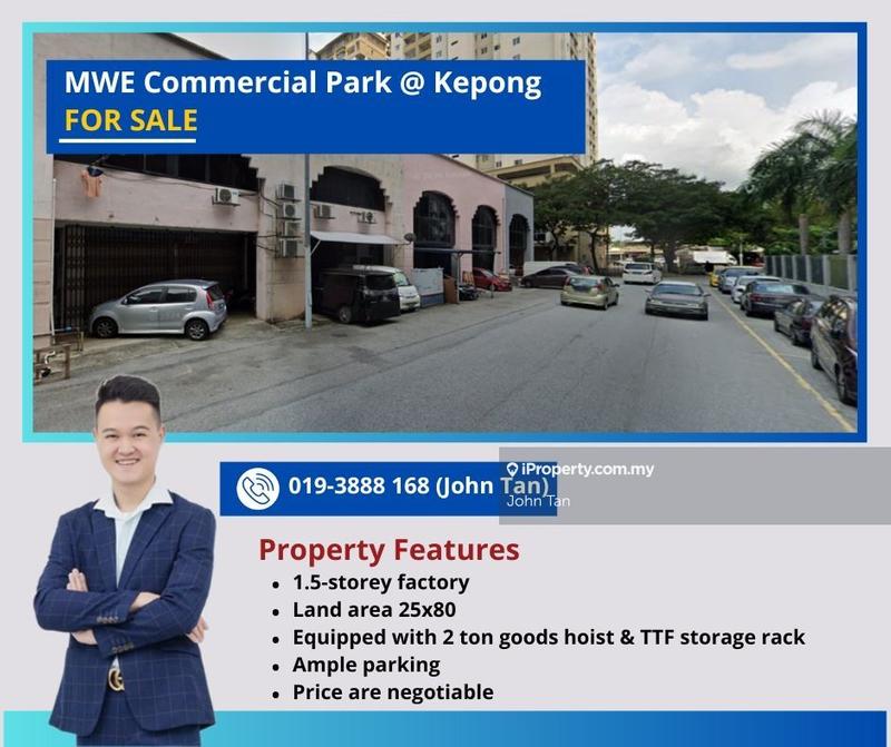 Terrace Factory for Sale in Taman Perindustrian Ehsan Jaya, Kepong by John Tan - iProperty.com.my