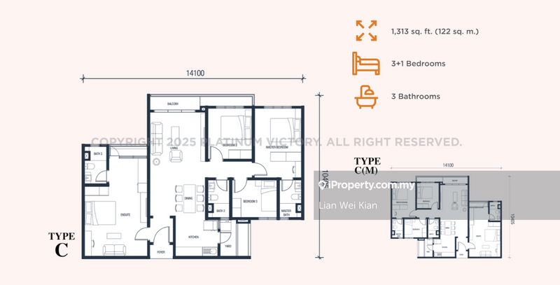Apartment for Sale in PSV 1 Residences @ Platinum South Valley by Lian Wei Kian - iProperty.com.my