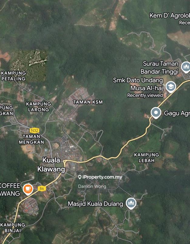 For Sale - 26 acres land with rubber in Kuala Klawang