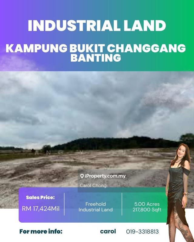 For Sale - 永久地契 工业地出售 Kampung Bukit Changgang Banting Industrial Land For Sales
