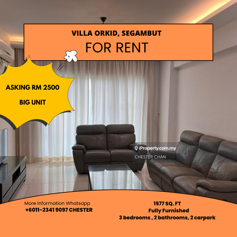 For Rent - Villa Orkid