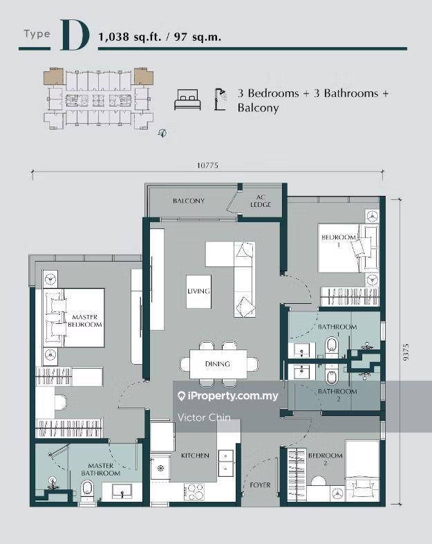Service Residence for Sale in Times Square 2 by Victor Chin - iProperty.com.my