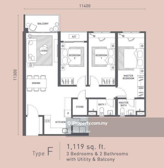 Residensi Servis untuk Dijual di Arunya @ KL North oleh Nicholas Lee - iProperty.com.my