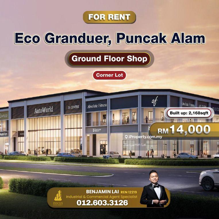 For Rent - Eco Grandeur, Puncak Alam Ground Floor Shop For Rent