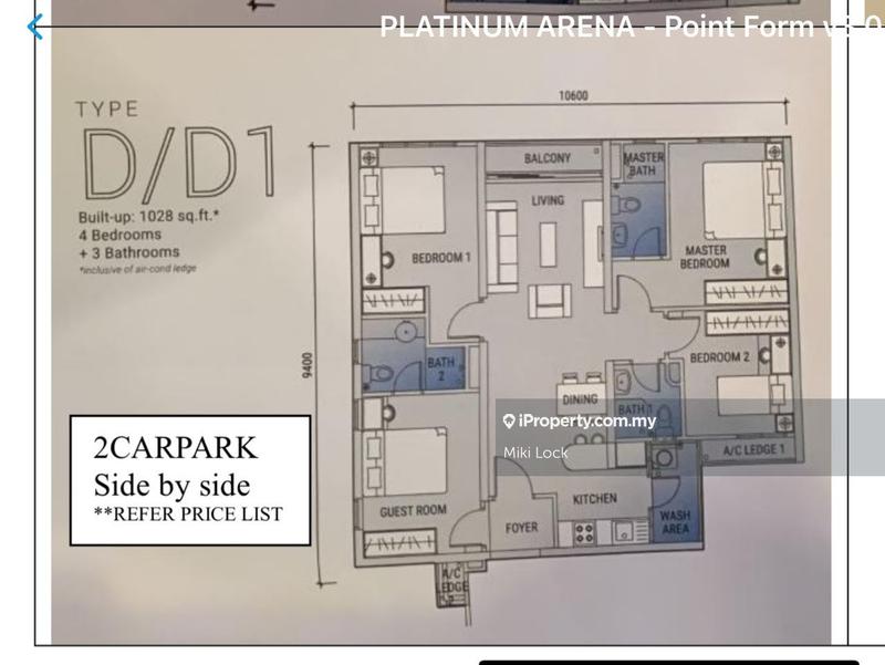 Condominium for Sale in Platinum Arena by Miki Lock - iProperty.com.my