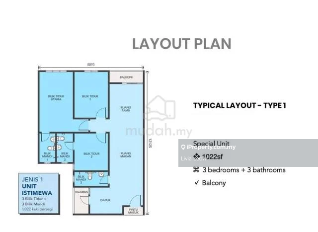 Pangsapuri untuk Dijual di Idaman Melur @ Cybersouth oleh Livia Leow - iProperty.com.my