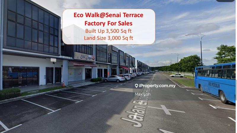 For Sale - Eco Walk @Senai, Terrace Factory, Bua 3.5k Sqf