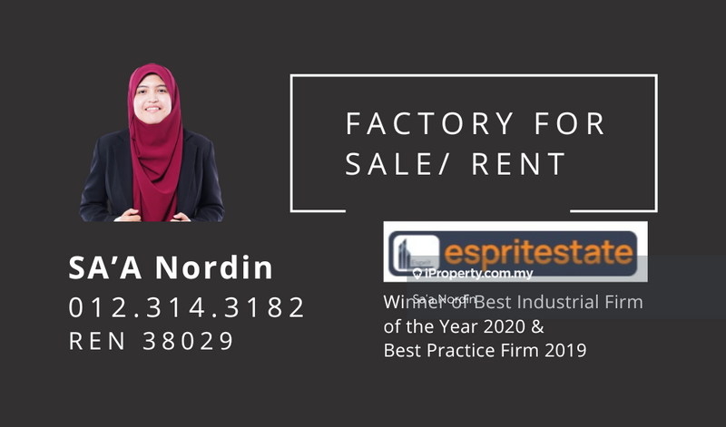 For Sale - 3 storey Semi-D Factory, in the heart of Shah Alam.