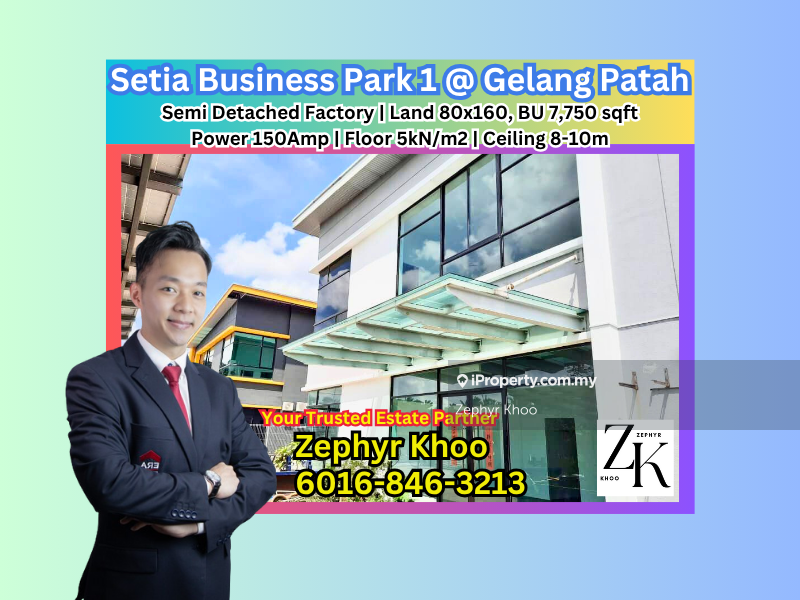 For Rent - Setia Business Park 1 Gelang Patah Nusajaya Iskandar Puteri