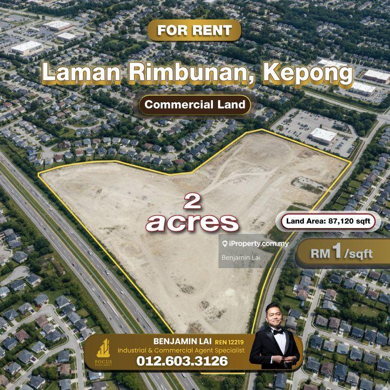 For Rent - Laman Rimbunan, Kepong Commercial Land For Sale