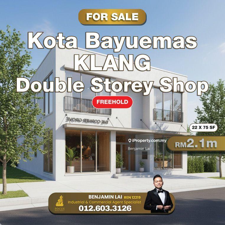 For Sale - Kota Bayuemas, Klang Double storey shop for Sale
