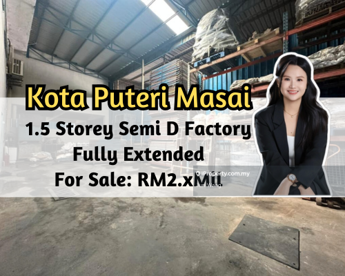For Sale - Kawasan Perindustrian Kota Puteri Masai